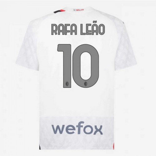 Fotbollskläder AC Milan Rafael Leao 10 Bortatröja 2023-24 - Kortärmad Fotbollskläder AC Milan Rafael Leao 10 Bortatröja 2023-24 - Kortärmad